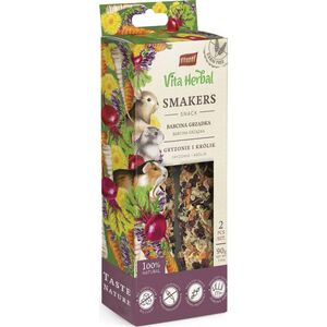 Vitapol Vita Herbal Smakers Babcina grządka dla gryzoni i królika, 90 g, 5 szt. display