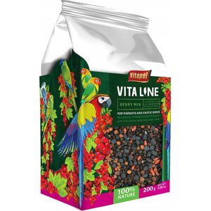 Vitapol Vitaline Jagodowy mix dla papug i ptaków egzotycznych 200g, 4szt/disp