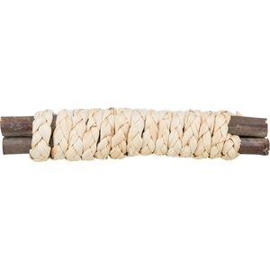 Trixie Zabawka do gryzienia, dla gryzoni/królików, drewno/siano, 15 x 3 cm
