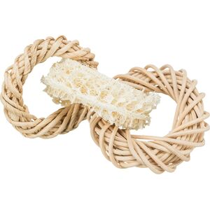 Trixie Zabawka naturalna, dla kawii domowych/królików, trukwa/rattan/liście kukurydzy, śr.13 cm