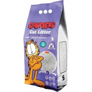 Żwirek dla kota Garfield Garfield, żwirek bentonit dla kota, lawendowy 5L