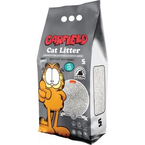 Żwirek dla kota Garfield Garfield, żwirek bentonit dla kota, z węglem aktywnym 5L