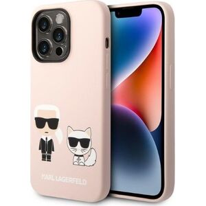 Karl Lagerfeld Karl Lagerfeld Liquid Silicone Karl & Choupette MagSafe - Etui iPhone 14 Pro Max (różowy)
