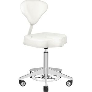 Azzurro TABORET KOSMETYCZNY AZZURRO 156-F BUMP-UP BIAŁY