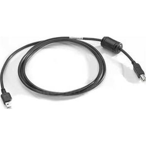 Kabel USB Zebra USB-A - USB-B 2.2 m Czarny (25-64396-01R)