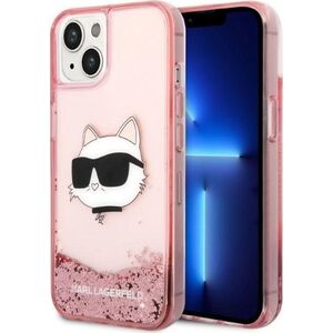 Karl Lagerfeld Etui Karl Lagerfeld KLHCP14MLNCHCP Apple iPhone 14 Plus różowy/pink hardcase Glitter Choupette Head
