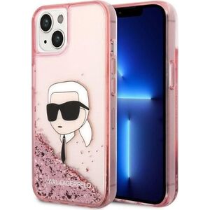 Karl Lagerfeld Etui Karl Lagerfeld KLHCP14MLNKHCP Apple iPhone 14 Plus różowy/pink hardcase Glitter Karl Head