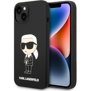 Karl Lagerfeld Etui Karl Lagerfeld KLHCP14MSNIKBCK Apple iPhone 14 Plus hardcase czarny/black Silicone Ikonik