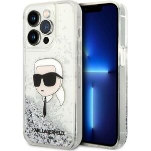 Karl Lagerfeld Etui Karl Lagerfeld KLHCP14XLNKHCH Apple iPhone 14 Pro Max srebrny/silver hardcase Glitter Karl Head