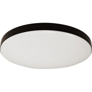 Lampa sufitowa Milagro Ledowy plafon Maya 13W czarna z czujnikiem ruchu zmierzchu