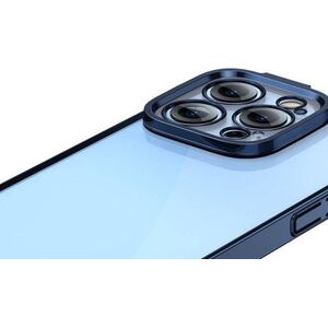 Baseus Zestaw ochronny Baseus Glitter przeźroczyste etui i szkło hartowane do iPhone 14 Pro (niebieski)