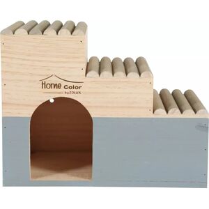 Zolux Domek drewniany Home Color z bali L 235x300x180 mm