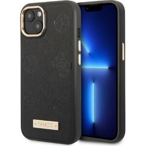 Guess Guess GUHMP13MSAPSTK iPhone 13 6,1" czarny/black hardcase Peony Logo Plate MagSafe NoSize