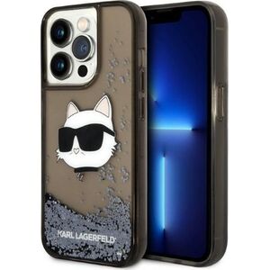 Karl Lagerfeld Karl Lagerfeld KLHCP14LLNCHCK iPhone 14 Pro 6,1" czarny/black hardcase Glitter Choupette Head NoSize