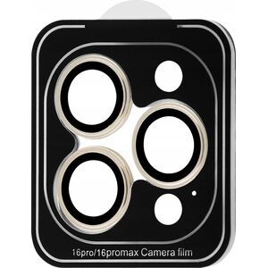 Osłona Szkło Hartowane 9h Na Obiektyw Aparat Do Iphone 16 Pro / 16 Pro Max - Złoty / Cppaip16pm19