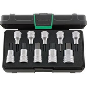 Zestaw narzędzi Stahlwille Zestaw narzędzi 1/2" INHEX 4-19 mm| 10-elementowy w walizce ABS STAHLWILLE
