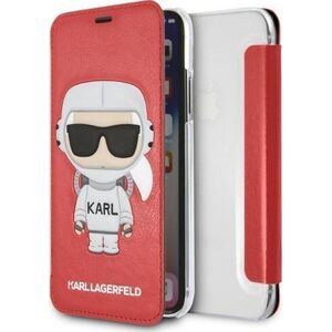 Karl Lagerfeld Etui Karl Lagerfeld KLFLBKPXKSCORE Apple iPhone XS/X bookcase czerwony/red Karl Space Cosmonaut