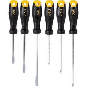 Deli Zestaw wkrętaków Deli Tools EDL620006, z magnesem, 6 sztuk