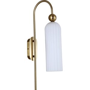 Kinkiet Light Prestige Klasyczny kinkiet Piega LP-939/1W white do sypialni biały