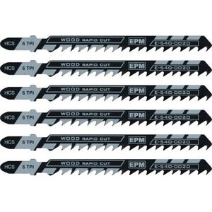 EPM BRZESZCZOT DO WYRZYNARKI 100MM 6TPI DREWNO T144D 5 SZTUK
