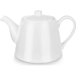 Orion Dzbanek porcelanowy z uchwytem i pokrywką do kawy herbaty biały LUNA 2 l