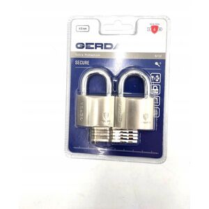 Gerda SECURE KSWS S40 Zestaw 2-twins kłódek mosiężnych n