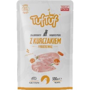 BULT TUF TUF Saszetka mielonki dla psa Kurczak z Marchewką 500g