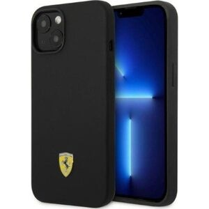 Ferrari Ferrari Silicone Metal Logo MagSafe - Etui iPhone 14 Plus (czarny)