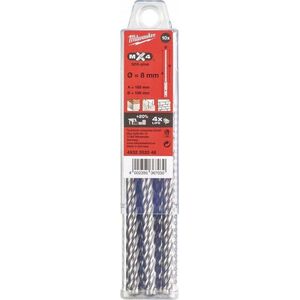 Wiertło Milwaukee Milwaukee wiertło MX4 SDS-PLUS 10/100/165mm-10szt.