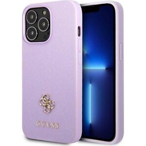 Guess Etui Guess GUHCP13XPS4MU Apple iPhone 13 Pro Max purpurowy/purple hardcase Saffiano 4G Small Metal Logo
