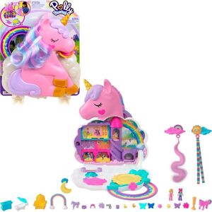 Mattel Polly Pocket Jednorożec Salon piękności Zestaw HKV51