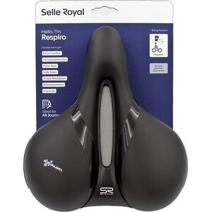 Selle Royal Siodło SELLEROYAL RESPIRO SOFT RELAXED 90st. żelowe + elastomery unisex 771g (NEW 2023)