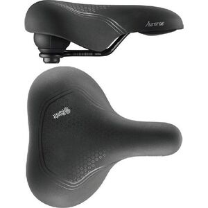 Selle Royal Siodło SELLEROYAL CLASSIC RELAXED 90st. AURORAE unisex piankowe Slow Fit Foam, Foam Matrix, Black Soft touch Mokka + elastomery 677g (NEW 2023)