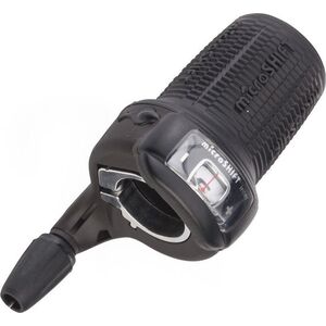 Microshift Manetka MICROSHIFT INTER 7, Prawa, 7.rzędowa, Kompatybilna z Shimano, Twist Shifter, Optyczny Wskaźnik Przełożeń (NEW)