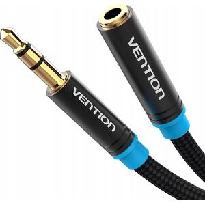 Kabel Vention Jack 3.5mm - Jack 3.5mm 1.5m czarny (VAB-B06-B150-M)