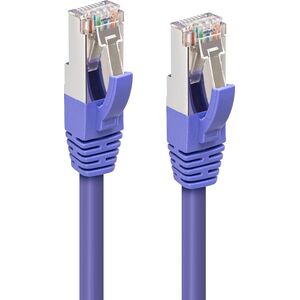 MicroConnect CAT6A S/FTP 7.5m Purple LSZH