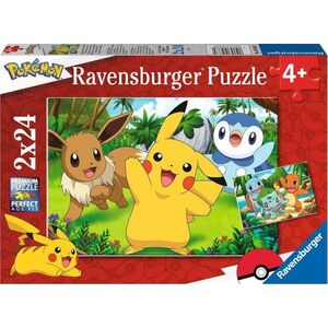 Ravensburger Ravensburger Childrens puzzle Pikachu and his friends (2x 24 pieces)