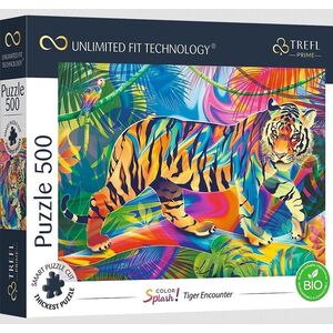 Trefl Puzzle 500 Color Splash: Tiger Encounter TREFL
