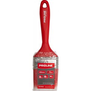 Pro-Line Pędzel płaski standard 60mm,rączka plastik,olej,proline