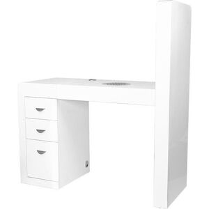 Activeshop Biurko kosmetyczne 310 białe prawe