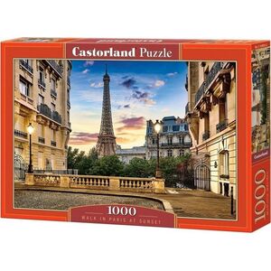Castorland Puzzle 1000 element?w Spacer po Pary?u o zachodzie s?o?ca