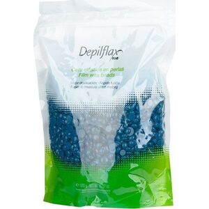 Depilflax DEPILFLAX 100 ELASTYCZNY WOSK DO DEPILACJI O NISKIEJ TEMPERATURZE TOPNIENIA PERŁOWY AZUL 1000 G