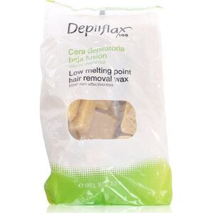 Depilflax DEPILFLAX WOSK TWARDY BEZPASKOWY DO DEPILACJI 1KG NATURALNY