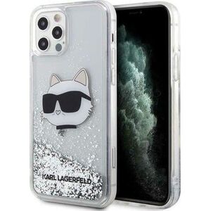 Karl Lagerfeld Etui Karl Lagerfeld KLHCP12MLNCHCS Apple iPhone 12/12 Pro srebrny/silver hardcase Glitter Choupette Head