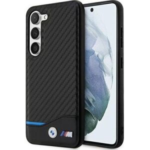 BMW Etui BMW BMHCS23M22NBCK Samsung Galaxy S23+ Plus czarny/black Leather Carbon