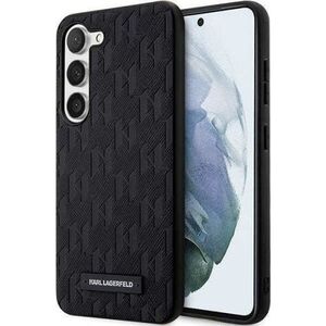 Karl Lagerfeld Etui Karl Lagerfeld KLHCS23SSAKLHPK Samsung Galaxy S23 hardcase czarny/black Saffiano Mono Metal Logo