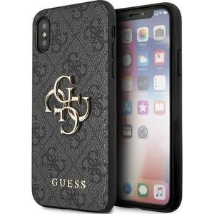 Guess Etui Guess GUHCPX4GMGGR Apple iPhone XS/X szary/grey hardcase 4G Big Metal Logo