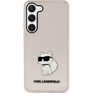Karl Lagerfeld Etui Karl Lagerfeld KLHCS23SHNCHTCP Samsung Galaxy S23 różowy/pink hardcase Ikonik Choupette