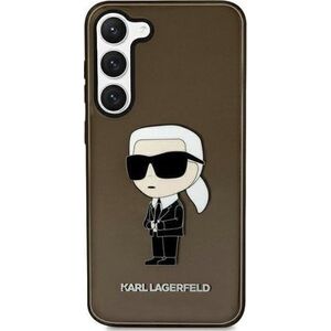 Karl Lagerfeld Etui Karl Lagerfeld KLHCS23SHNIKTCK Samsung Galaxy S23 czarny/black hardcase Ikonik Etui Karl Lagerfeld
