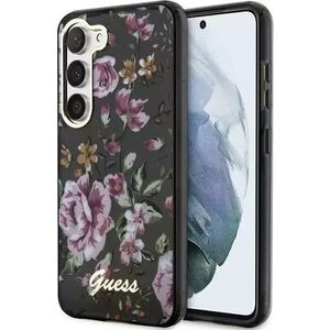Guess Etui Guess GUHCS23MHCFWSK do Samsung Galaxy S23+ Plus S916 czarny/black hardcase Flower Collection